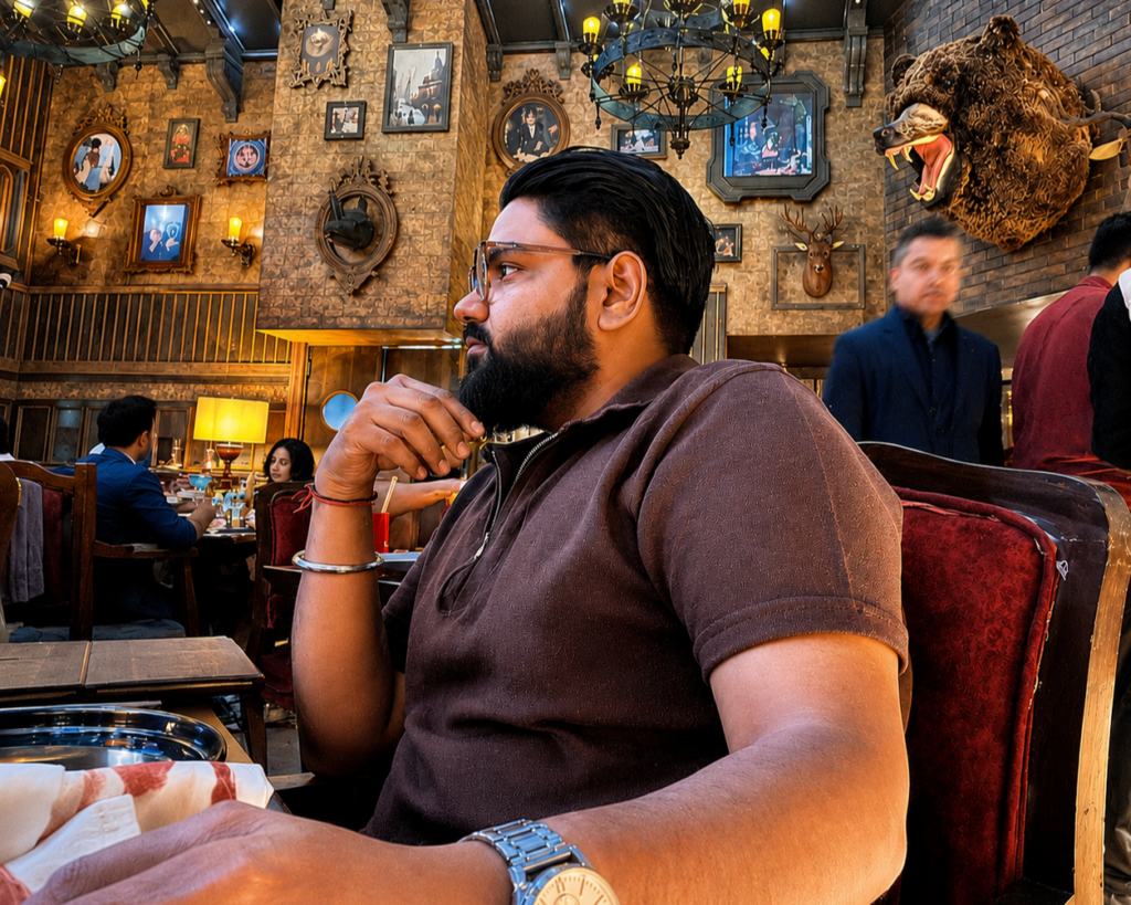Mayank Kalal, Founder of Miles and Memories, the entrepreneur behind one of Mumbai's trusted premium self-drive car rental brands, pictured during a business meeting.